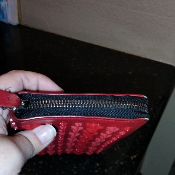 Jimmy Choo Red Long Leather Wallet - Picture 11 of 12